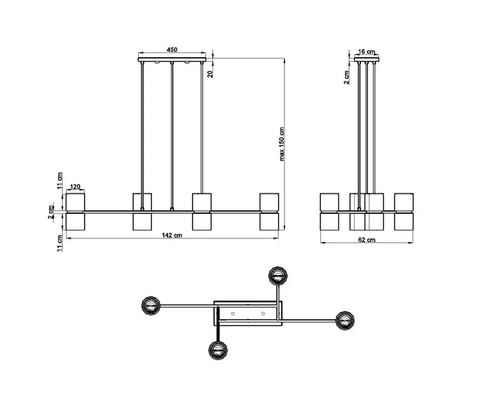 KUKKIA Pendant Light beautiful pendant hangling light for outdoor residential, commercial and industrial