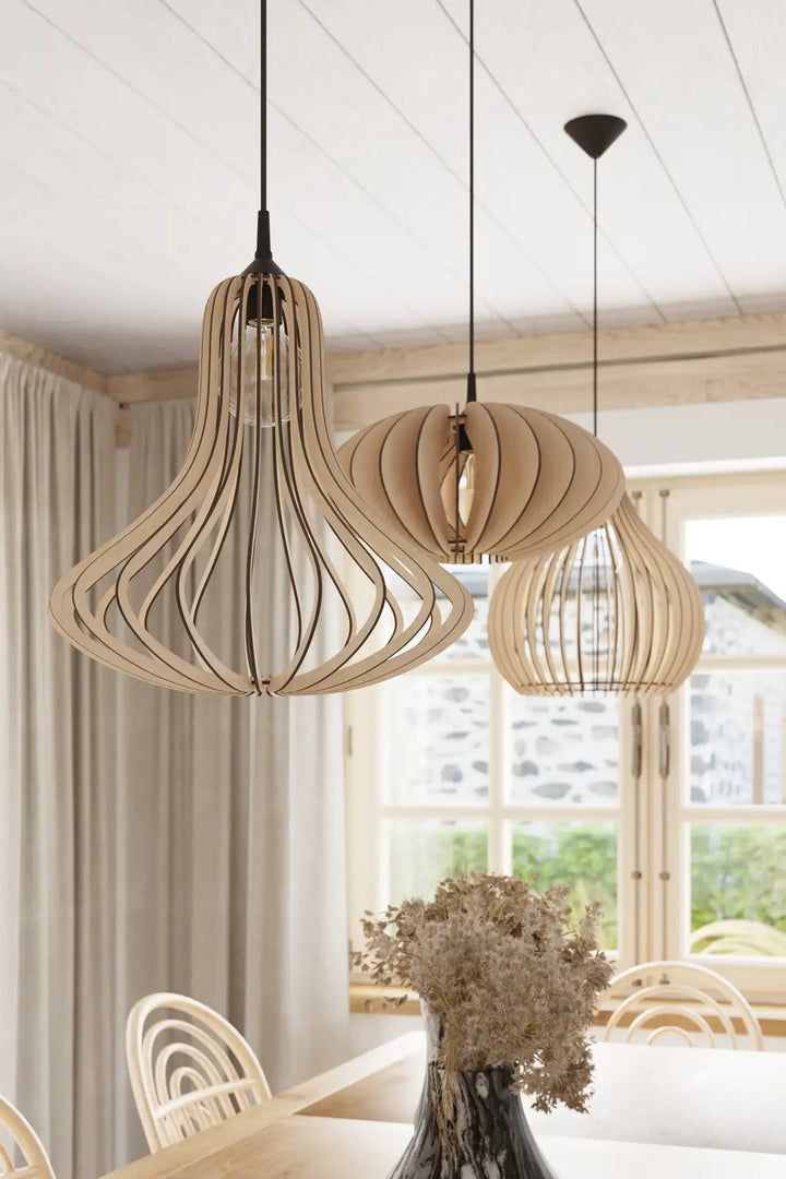 APRILLA Wood Pendant Light