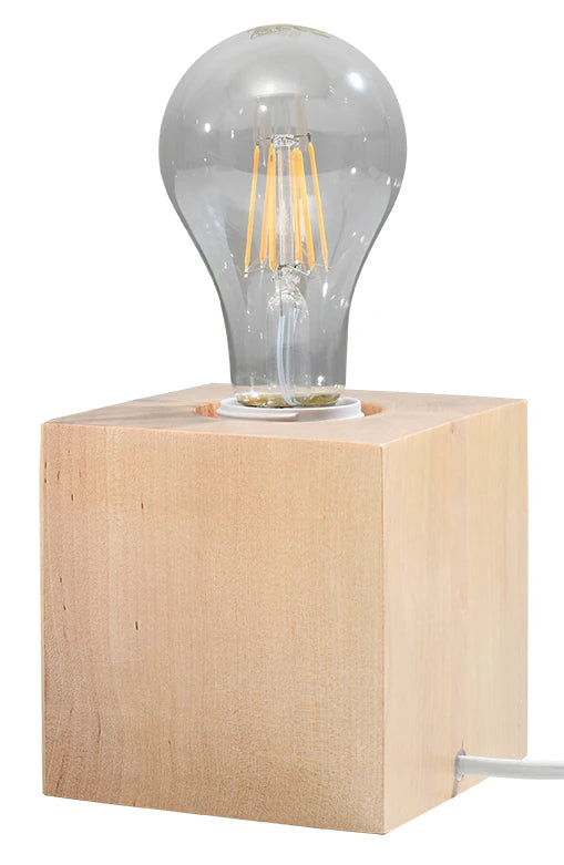 ARIZ Natural Wood Table Lamp